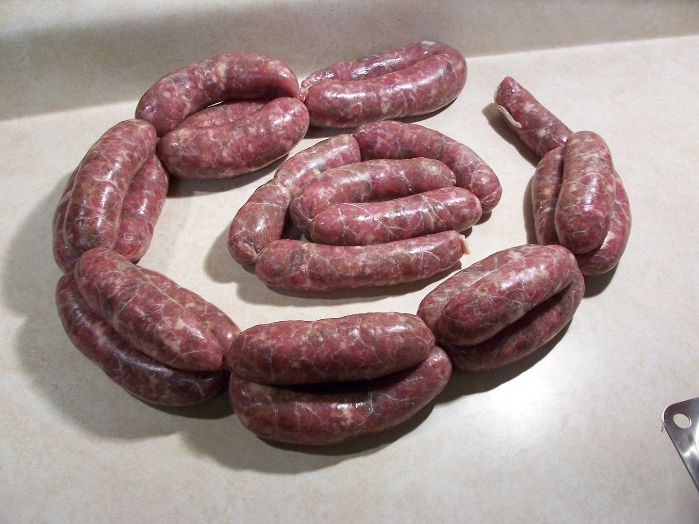 Cowgirl's Country Life Venison Beer Brats and Andouille